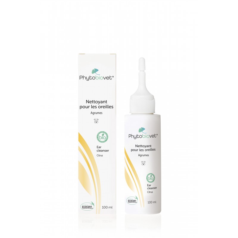 Phytobiovet nettoyant oreilles bio pour chiens